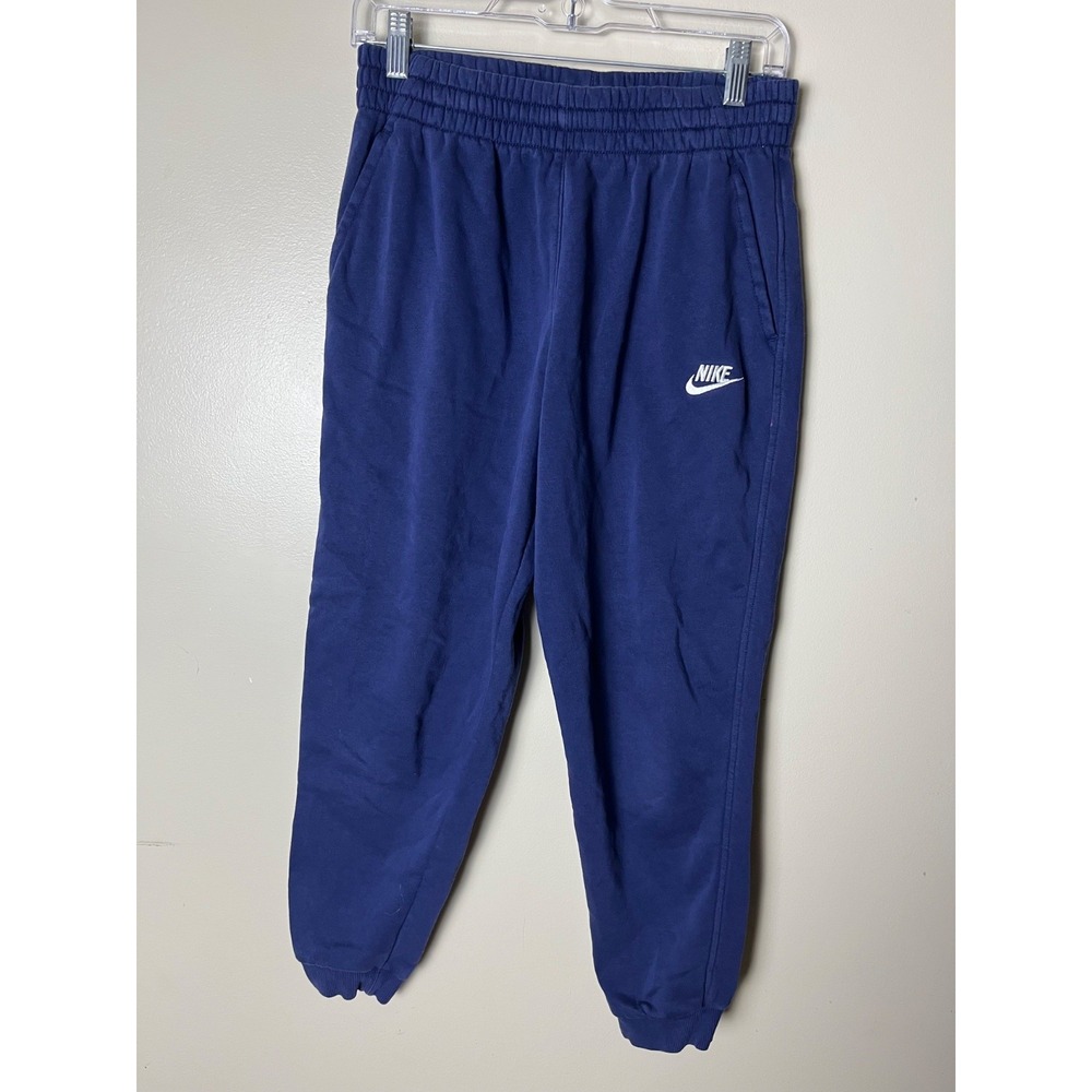 Nike Men's Jogger Pants XL Blue Cotton Blend Gym Breathable
